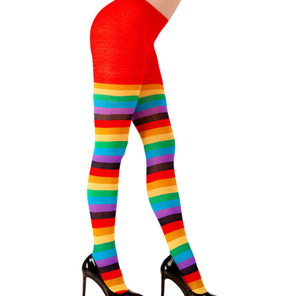 Widmann SRL Panty regenboog gestreept