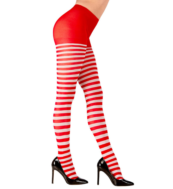 Widmann SRL Panty rood wit gestreept Pipi