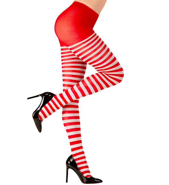 Widmann SRL Panty rood wit gestreept Pipi