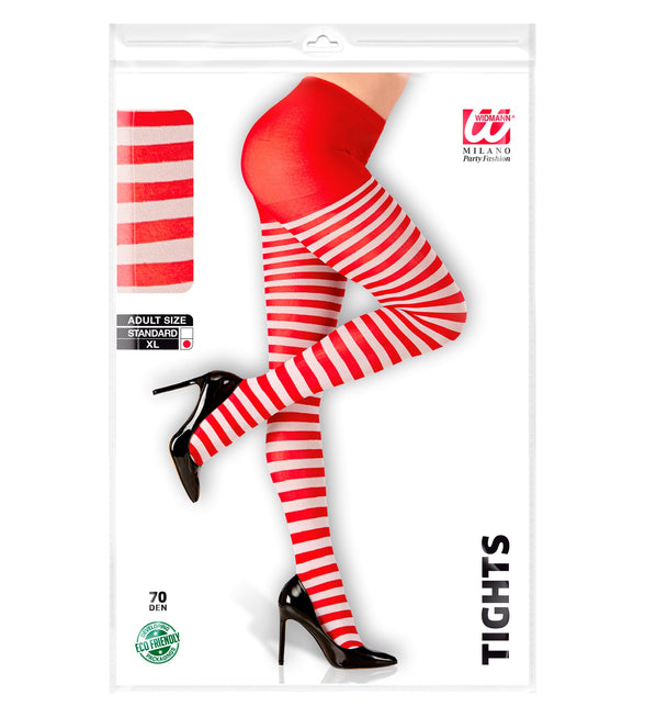 Widmann SRL Panty rood wit gestreept Pipi