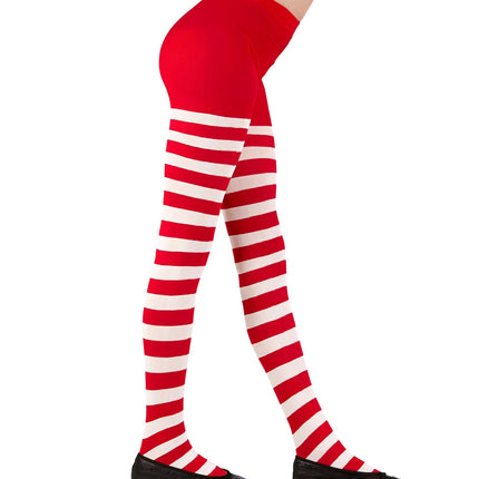 Widmann SRL Panty wit rood gestreept pipi kind