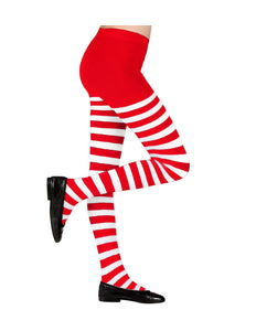 Widmann SRL Panty wit rood gestreept pipi kind