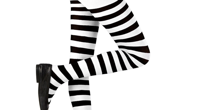 Widmann SRL Panty wit zwart gestreept kind