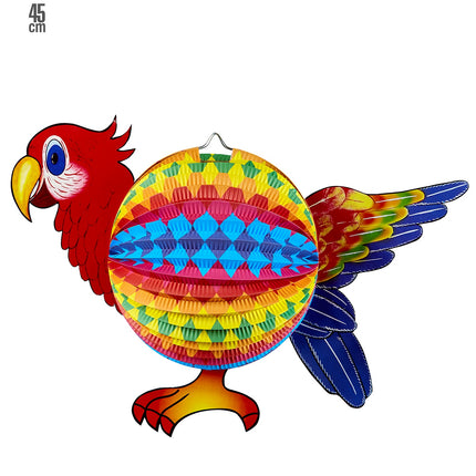 Widmann SRL Papegaai lampion Hawai