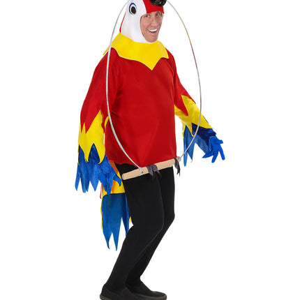 Widmann SRL Papegaaien pak met rekje