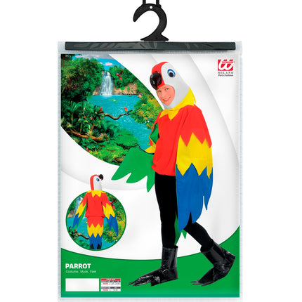 Widmann SRL Papegaaienpak kind