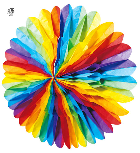 Widmann SRL Papieren Decoratie (3D) Meerkleurig Diameter 75Cm