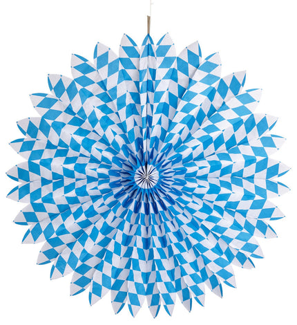 Widmann SRL Papieren Waaier Wit/Blauw Bv