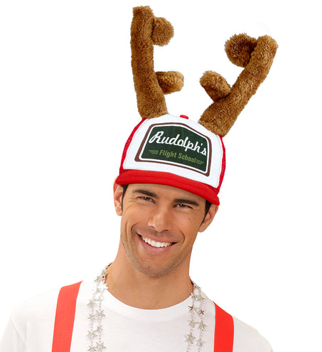 Widmann SRL Pet met rendierhoorntjes kerst