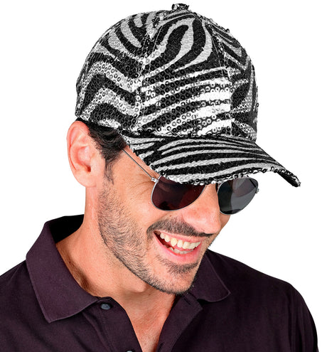 Widmann SRL Pet pailletten zebra