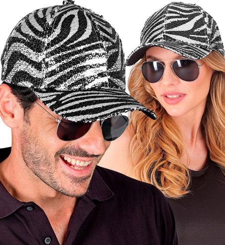 Widmann SRL Pet pailletten zebra