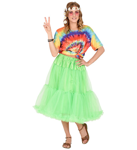 Widmann SRL Petticoat groen tule 65cm