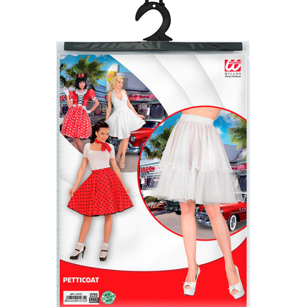 Widmann SRL Petticoat lang wit dames