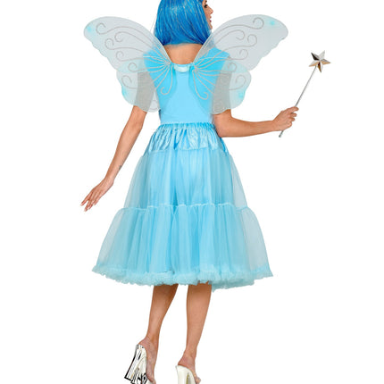 Widmann SRL Petticoat licht blauw tule 65cm