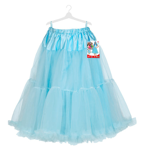 Widmann SRL Petticoat licht blauw tule 65cm