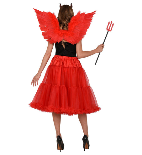 Widmann SRL Petticoat rood tule 65cm