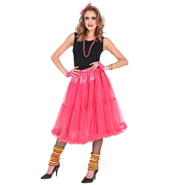 Widmann SRL Petticoat roze tule 65cm