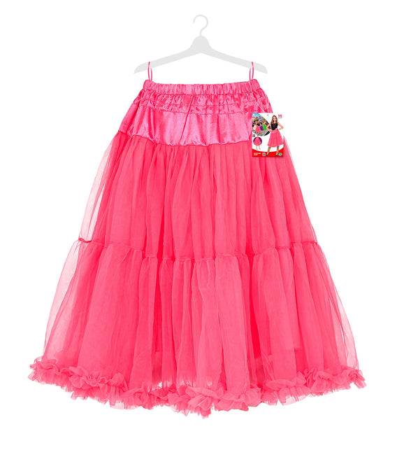 Widmann SRL Petticoat roze tule 65cm