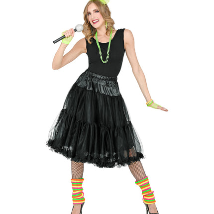 Widmann SRL Petticoat zwart tule 65cm