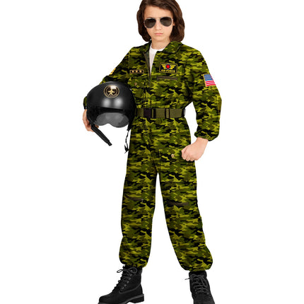 Widmann SRL Piloot straaljager kind Nick