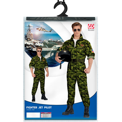 Widmann SRL Piloot straaljager volwassenen Nick