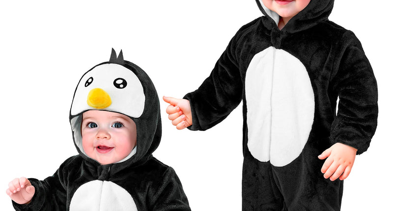 Widmann SRL Pinguin kostuum pluche fluweel
