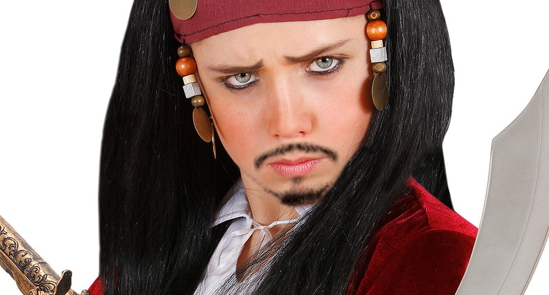 Widmann SRL Piraat pruik kind