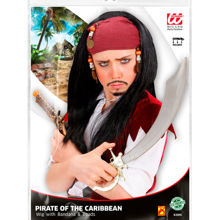 Widmann SRL Piraat pruik kind