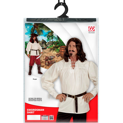 Widmann SRL Piraten blouse in creme