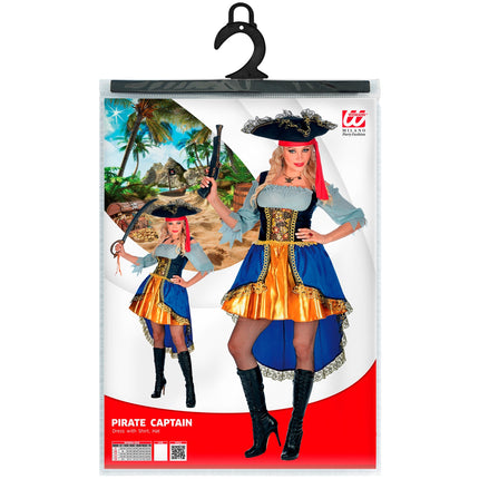Widmann SRL Piraten kapitein kostuum dames