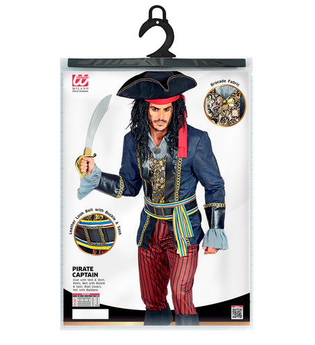 Widmann SRL Piraten kapitein kostuum heren