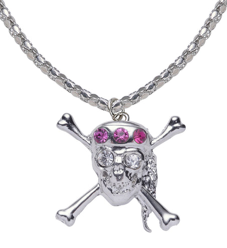 Widmann SRL Piraten ketting schedel strass