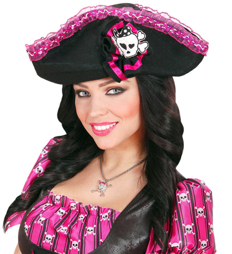 Widmann SRL Piraten ketting schedel strass