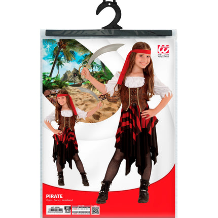 Widmann SRL Piraten kostuum Caribbean meisjes