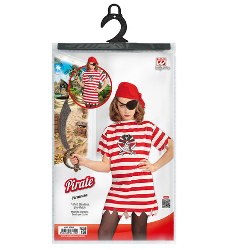 Widmann SRL Piraten pakje Evi voor een party