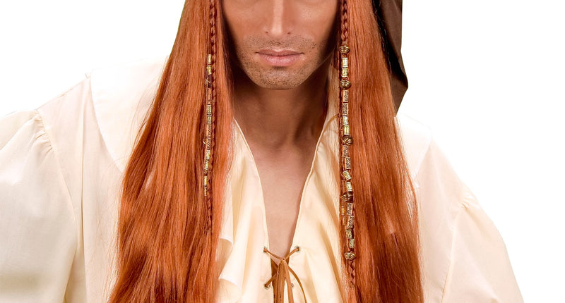 Widmann SRL Piraten pruik met hoofdband deluxe