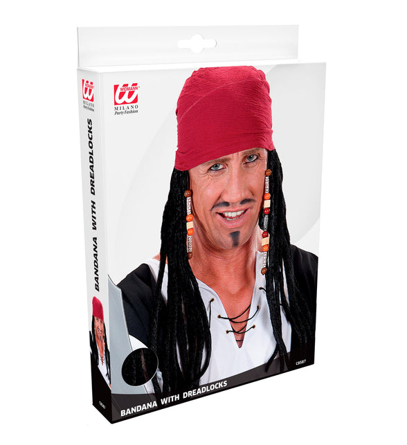 Widmann SRL Piraten pruik Pirates of Caribbean