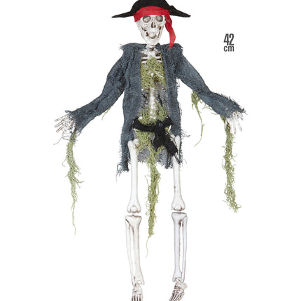 Widmann SRL Piraten skelet halloween decoratie