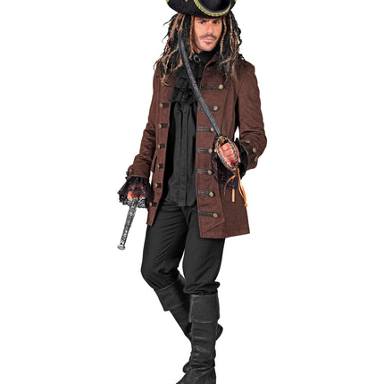 Widmann SRL Piraten/ steampunkjas voor heren
