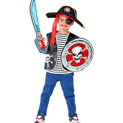 Widmann SRL Piraten zwaard met schild