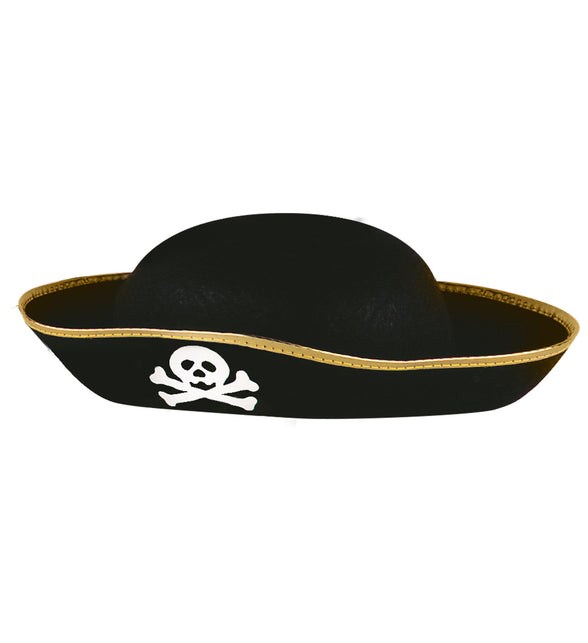 Widmann SRL Piratenhoed kind met gouden rand