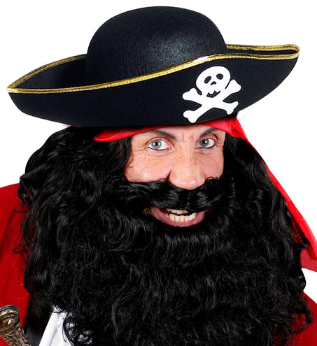 Widmann SRL Piratenhoed met gouden rand