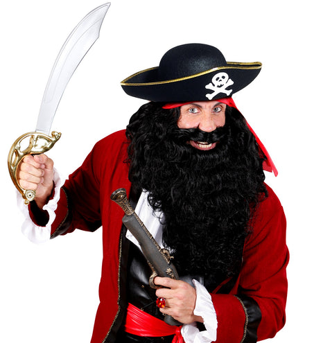 Widmann SRL Piratenhoed met gouden rand