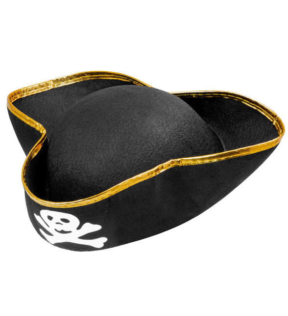 Widmann SRL Piratenhoed met gouden rand