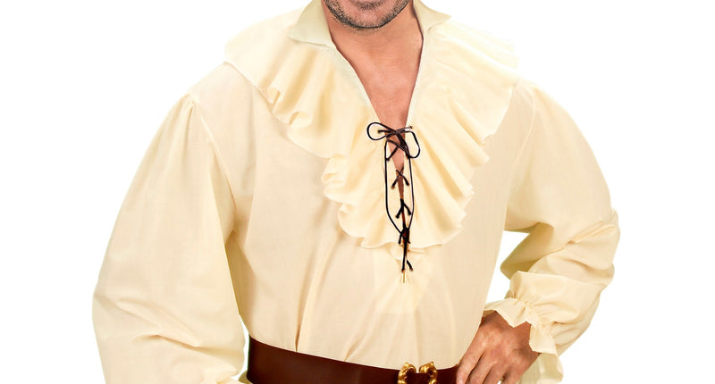 Widmann SRL Piratenshirt beige boeren shirt