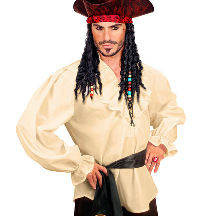 Widmann SRL Piratenshirt beige boeren shirt