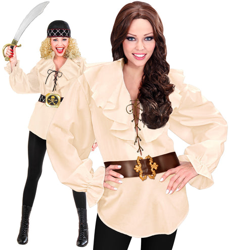 Widmann SRL Piratenshirt dames beige