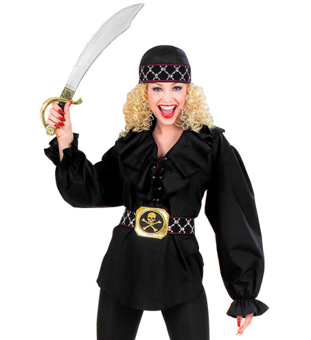 Widmann SRL Piratenshirt dames zwart