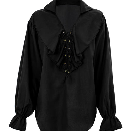 Widmann SRL Piratenshirt dames zwart