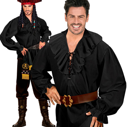 Widmann SRL Piratenshirt zwart Danny